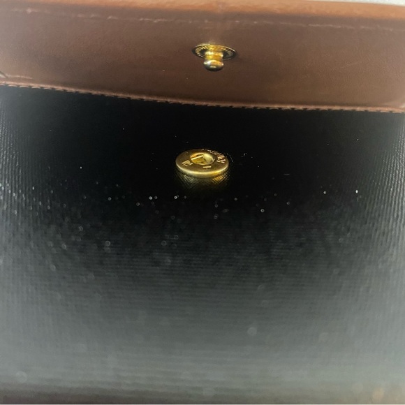 Vintage Dior Small Leather Black With Brown Trim Double Side Compact Wallet - Picture 6 of 14